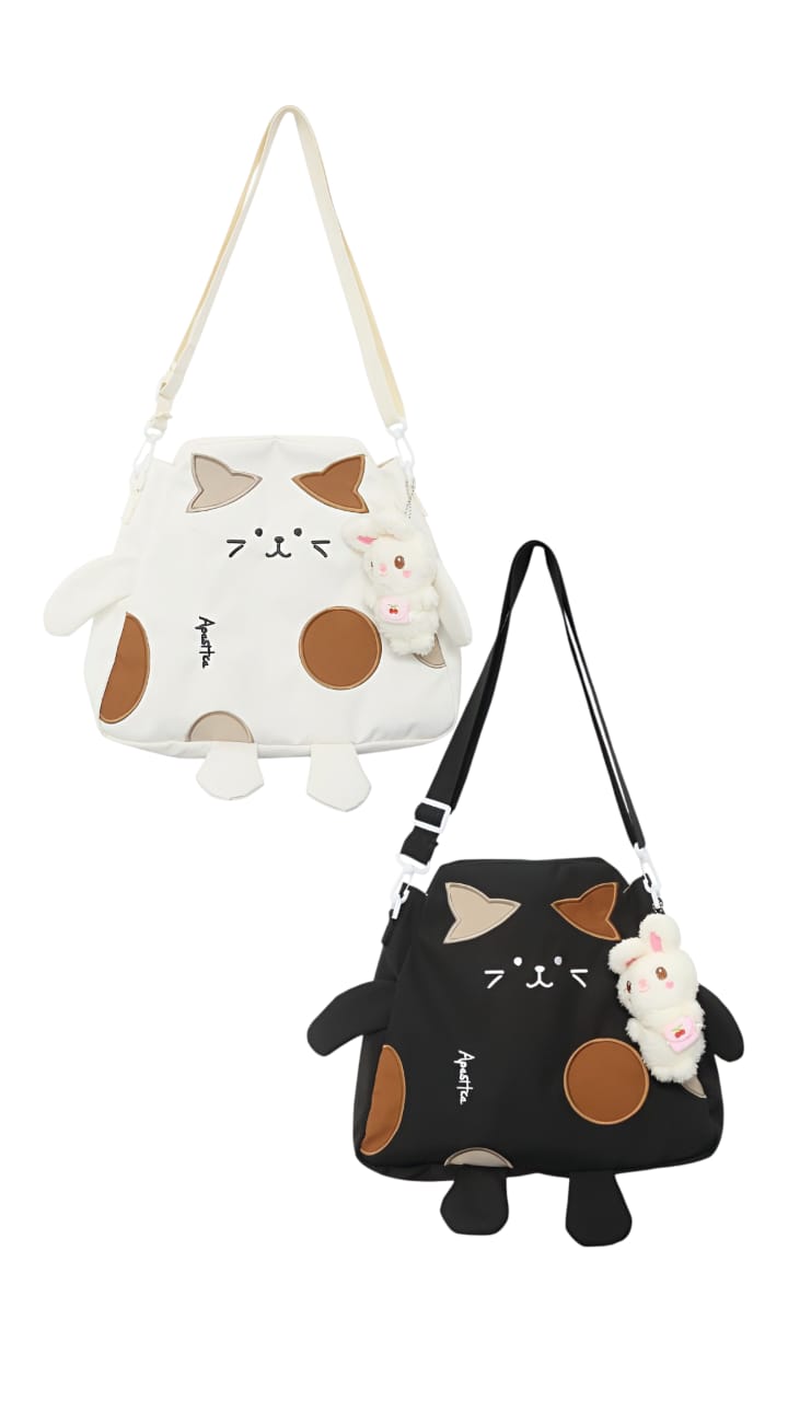 Bolsa Bandolera Kawaii Gato Japonés