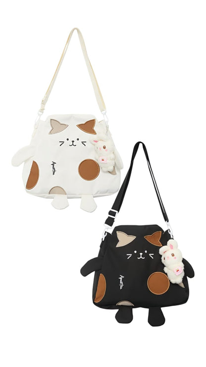 Bolsa Bandolera Kawaii Gato Japonés