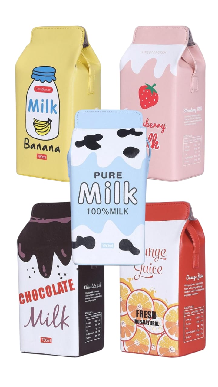 Caja de Leche Kawaii
