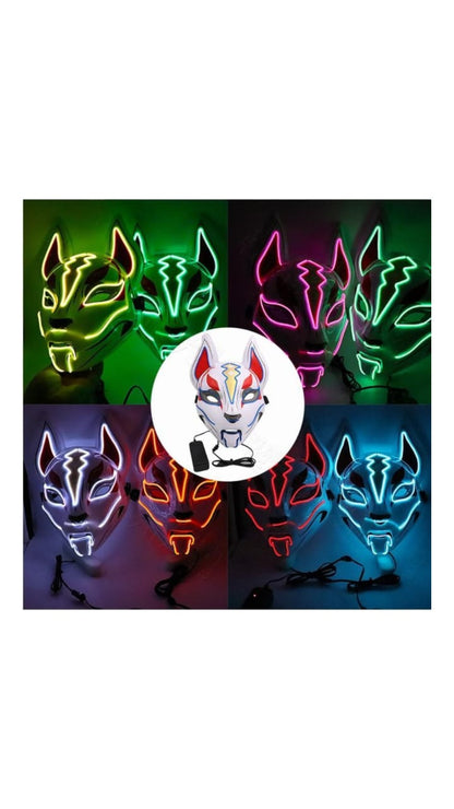 Máscara Luminosa Zorro Fantasma