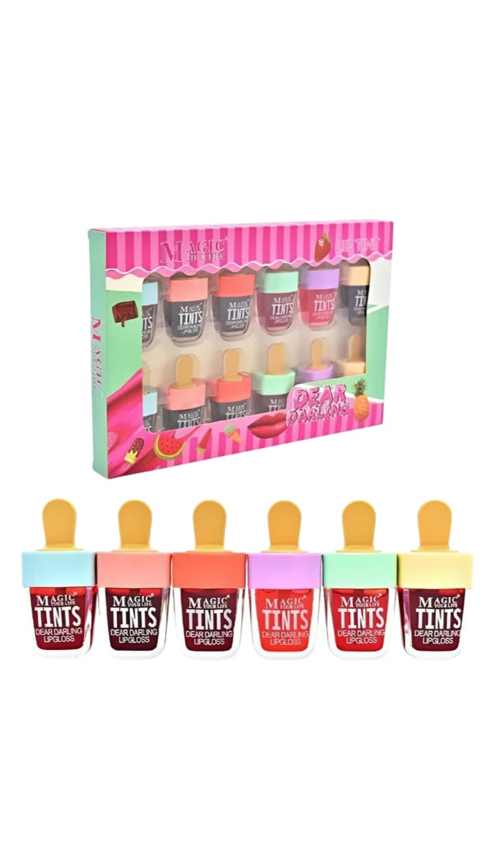 Paleta de Labiales Líquidos Mate – 12 pz Tints
