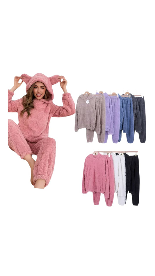Pijama Mujer Orejitas Unitalla