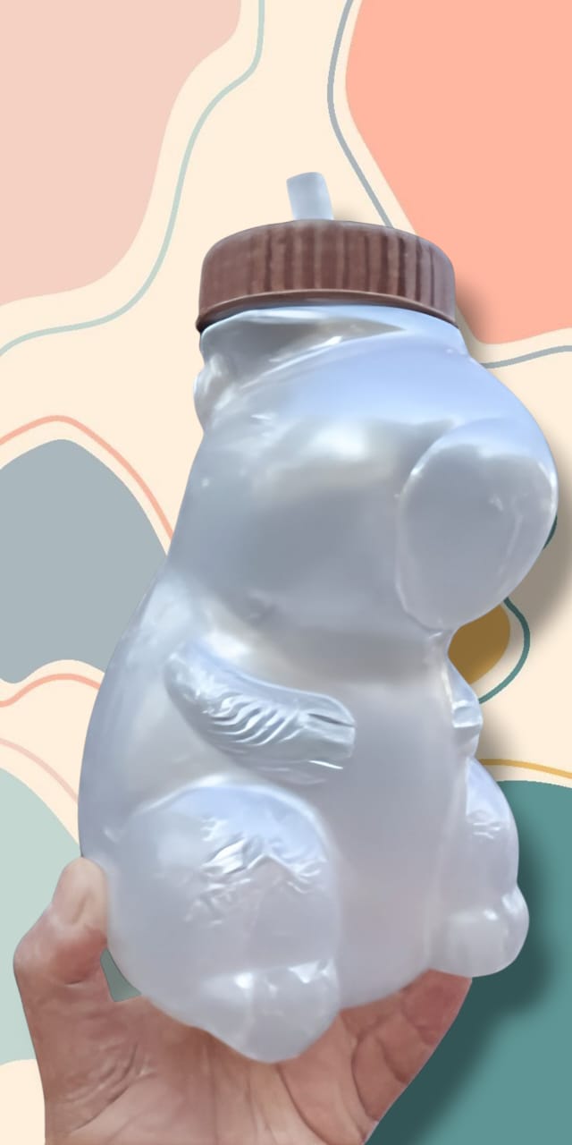 Vasos Capibara con Popote - 10 Piezas.